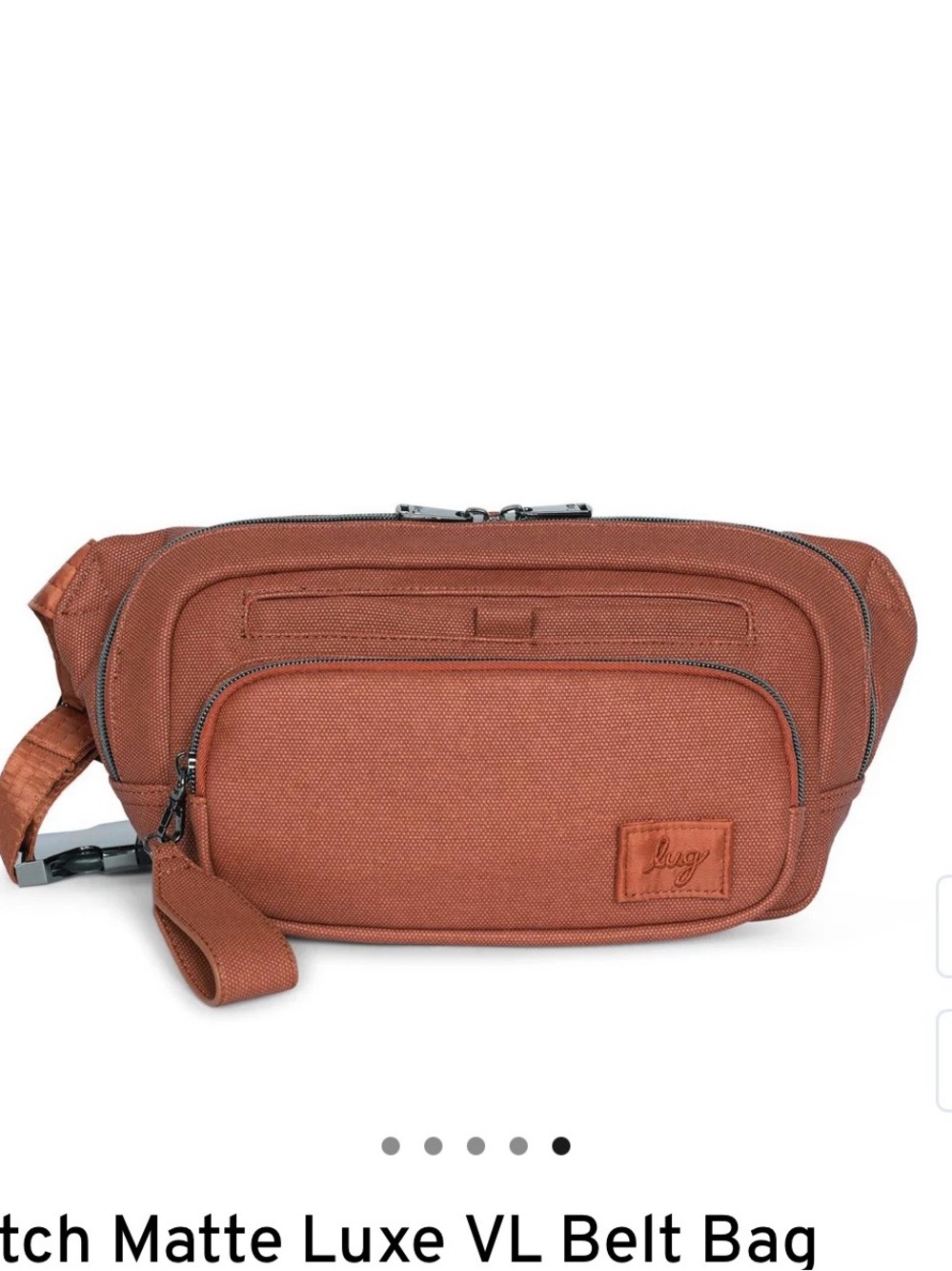 lug Matte Luxe VL Belt Bag - copper brown